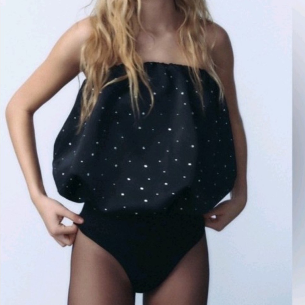 Zara embellished balloon top - Picture 2 of 7